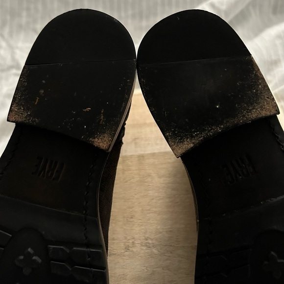 Frye Natalie Double Zip Womens Brown Charcoal Ankle Boots Bootie 78491 Size 6.5B - Picture 13 of 14